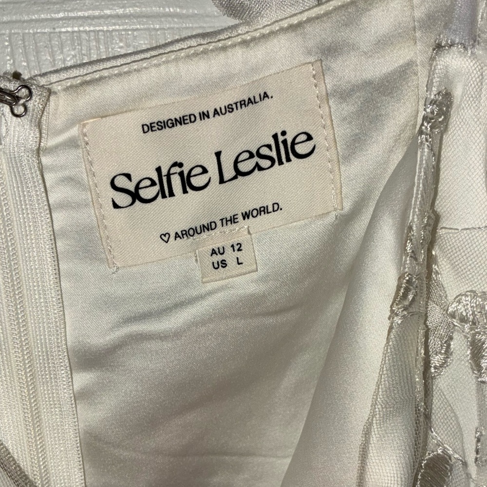 I've Got Sunshine Ruffle Strap Mini Dress Embellished White - Picture 6 of 9